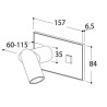 TAL Select 1TMicroscoop 24V-250V push button lampe murale