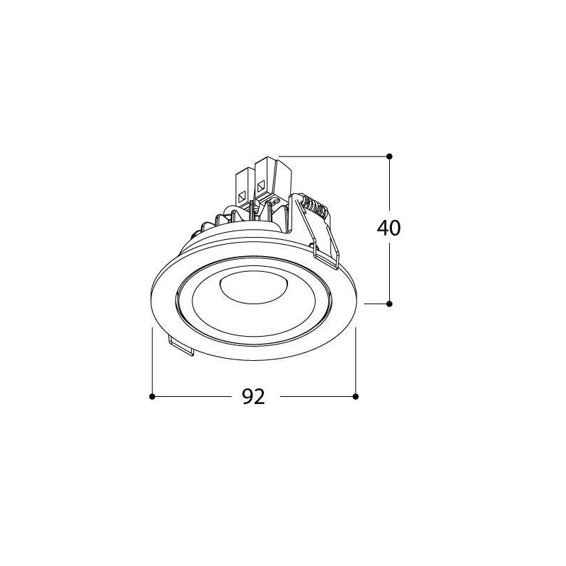 TAL SIMPLON BEAUFORT TORSION plafonnier