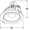 TAL SIMPLON BEAUFORT TORSION plafonnier