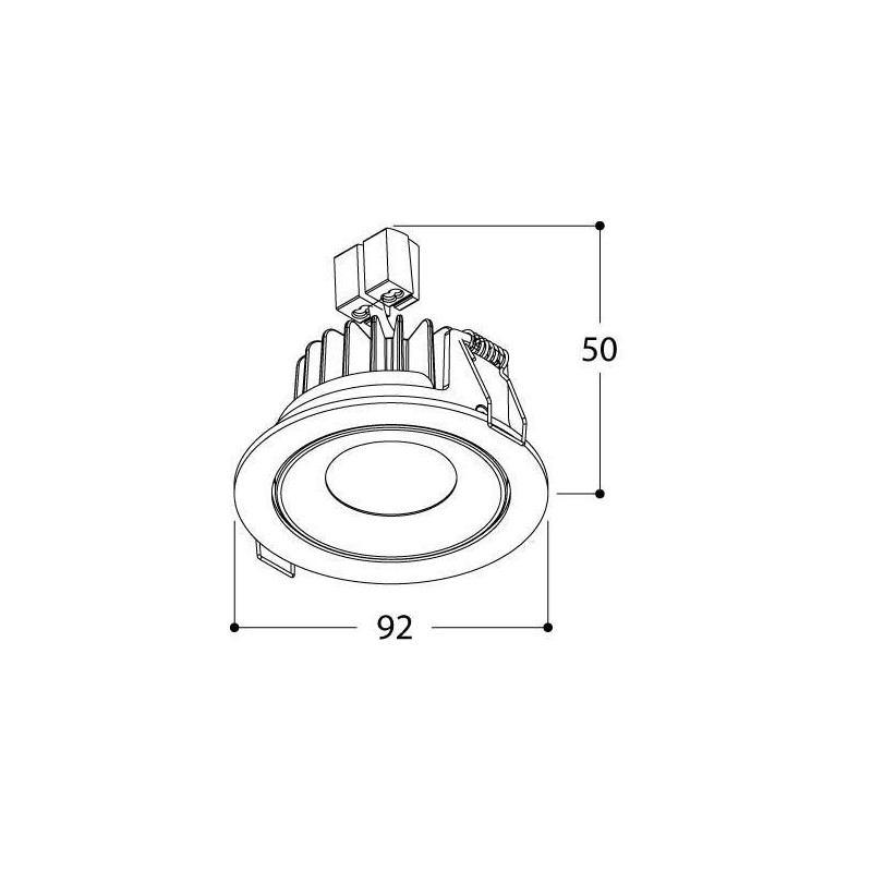 TAL SIMPLON HALOLED TORSION plafonnier