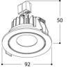 TAL SIMPLON HALOLED TORSION plafonnier