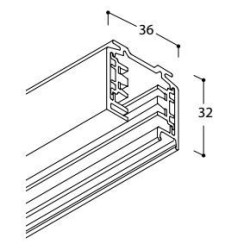 TAL LIGHTING SURFACE TRACK 3F - 1000MM