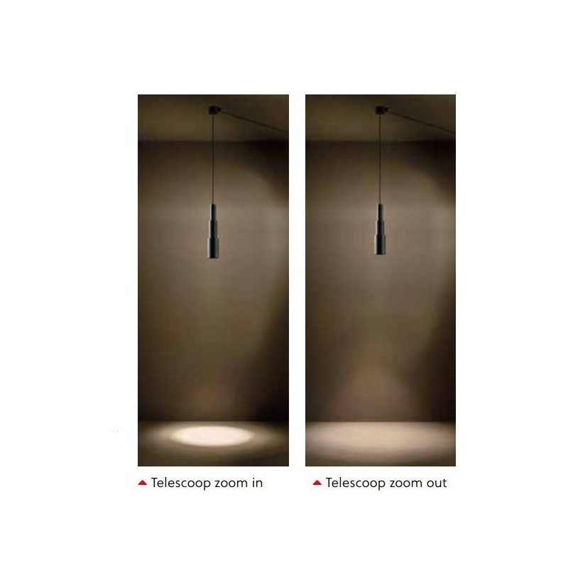 TAL TELESCOOP Suspended M10 mains dimm lampe suspendue