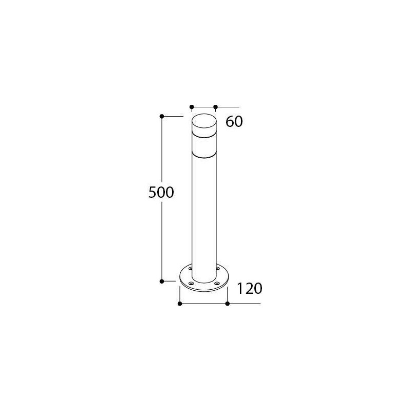 TAL TOOTEM 500 BEACON LUXEON M CI poteau de jardin