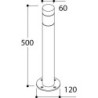 TAL TOOTEM 500 BEACON LUXEON M CI poteau de jardin