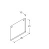 TAL LIGHTING TRACK 48V SURFACE - END CAP