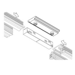 TAL LIGHTING TRACK 48V TRIMLESS - MECHANICAL COUPLER
