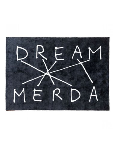 Seletti Connection Tapis - Dream/Merda Noir Grand