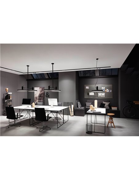 Wever & Ducré ROOMOR OFFICE CABLE SUSPENDED 1.0 LED Lampe suspension
