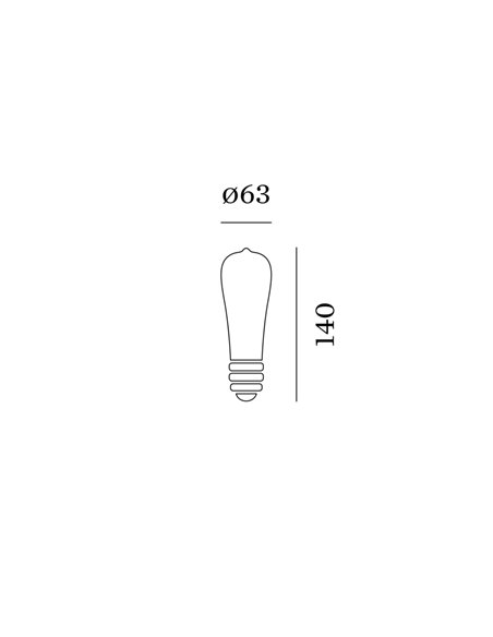 Wever & Ducré 2200K | E27 ST64 LED Lamp