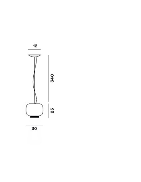 Foscarini Chouchin Reverse 3 Led lampe a suspension