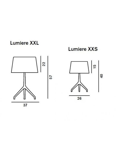 Foscarini Lumiere XXL Table lampe de table