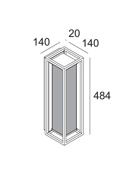 Delta Light MONTUR L PC LED Applique