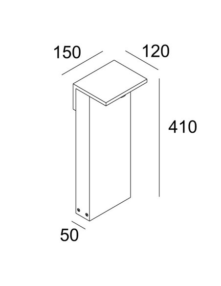 Delta Light OBLIX 40 Floor lamp