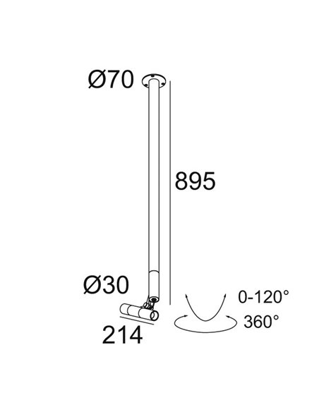 Delta Light XY180 S80 MINI Plafonnier