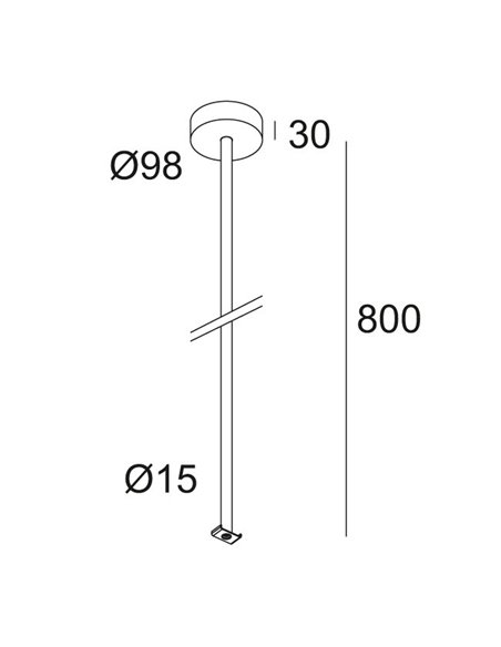 Delta Light OAO - ROD SUSPENSION 0,8m