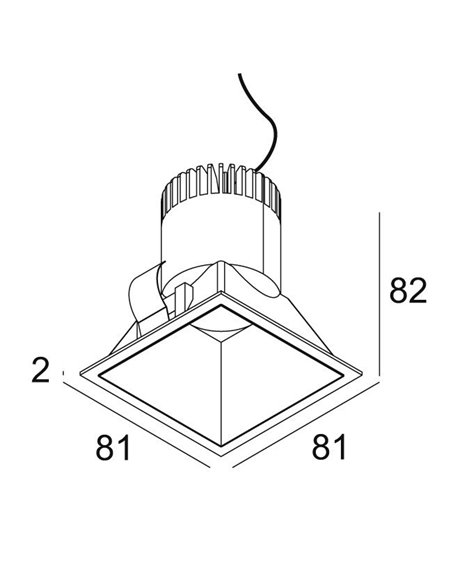 Delta Light PARTOU S IP Recessed spot