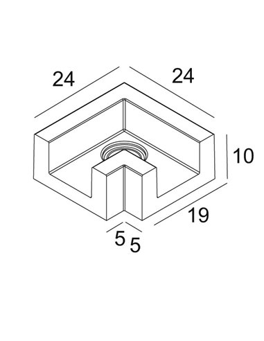 Delta Light SL19 - CORNER 90°