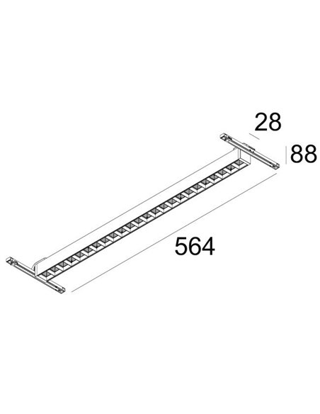 Delta Light SOLI - FORM DOWN-UP 60 2 CIRCUIT