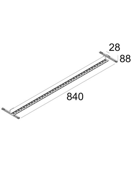 Delta Light SOLI - FORM DOWN-UP 90 1 CIRCUIT