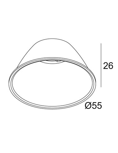 Delta Light SPY 90 REFLECTOR 45°