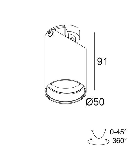 Delta Light PUT S6 MAGNETIC Spot encastré