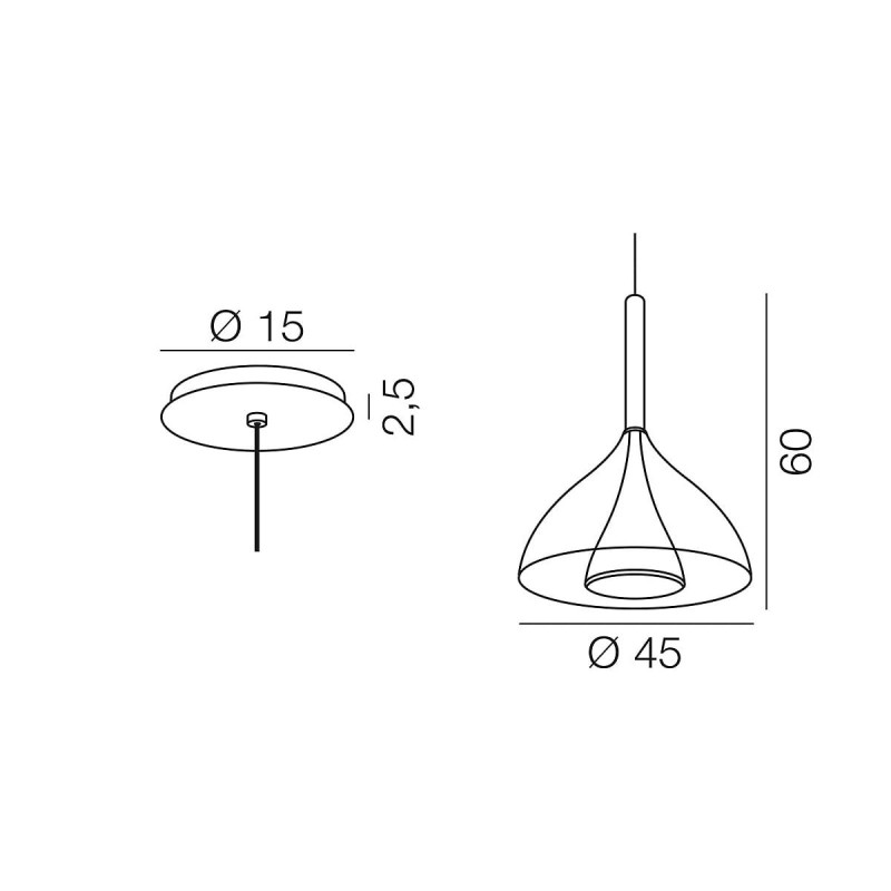 Kundalini FLOOB CEILING Pendant lamp