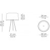 Kundalini TRIPOD TABLE Lampe de table
