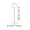 Kundalini KUSHI XL FLOOR Floorlamp