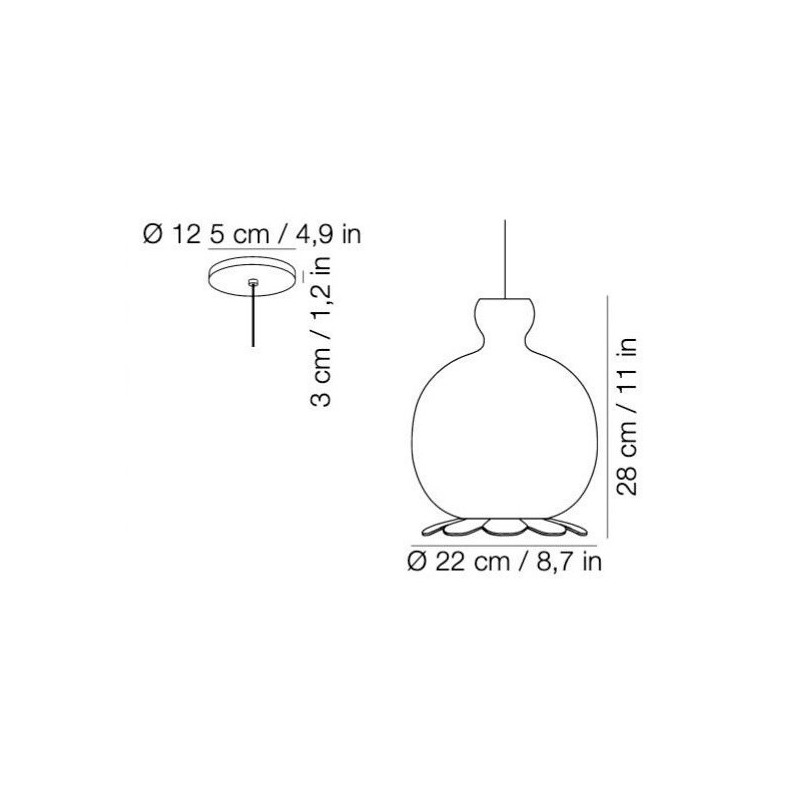 Kundalini OPYO SUSPENSION Lampe suspension