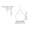 Kundalini OPYO SUSPENSION Lampe suspension