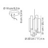 Kundalini TOOT SUSPENSION Lampe suspension