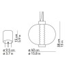 Kundalini Bolha lampe a suspension
