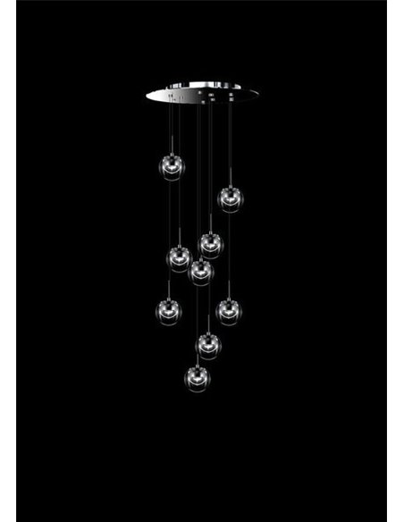 Kundalini Dew 9 Chandelier lampe a suspension
