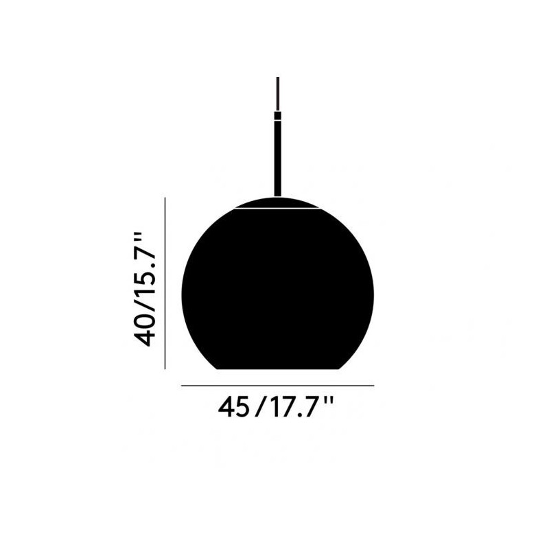 Copper round 45cm technisch