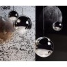 Mirror ball pendant 25cm zilver 2