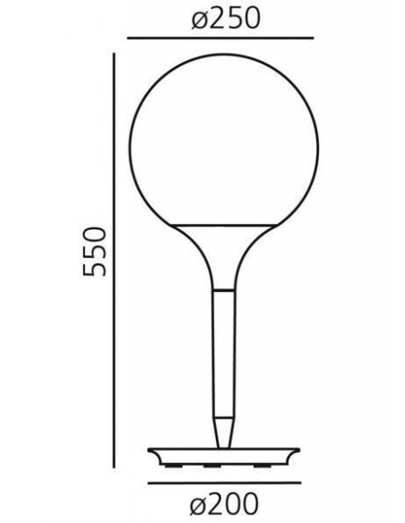 Artemide Castore 25 Lampe de table