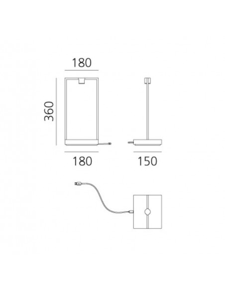 Artemide Curiosity 36 / FOCUS Lampe de table