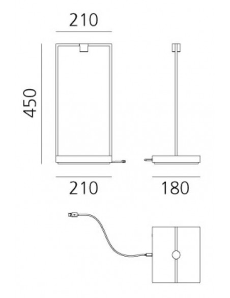 Artemide Curiosity 45 / FOCUS Table lamp