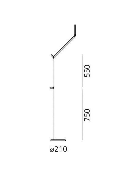 Artemide Demetra body 3000K w/presence detector Table lamp