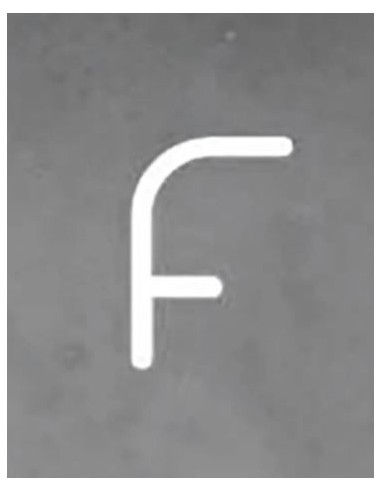 Artemide Alphabet Of Light Wall lamp "f" lowercase