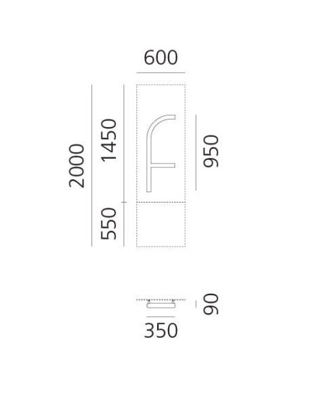 Artemide Alphabet Of Light Applique "f" lowercase