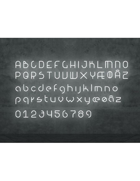 Artemide Alphabet Of Light Applique "r" lowercase