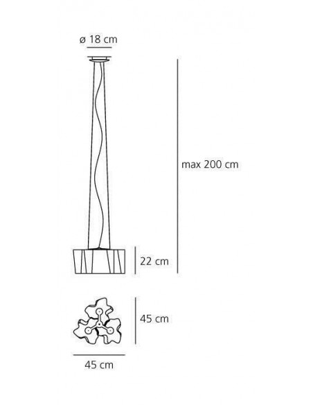 Artemide Logico Mini Lampe à Suspension 3x120°