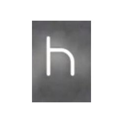 Artemide Alphabet Of Light Applique "h" lowercase