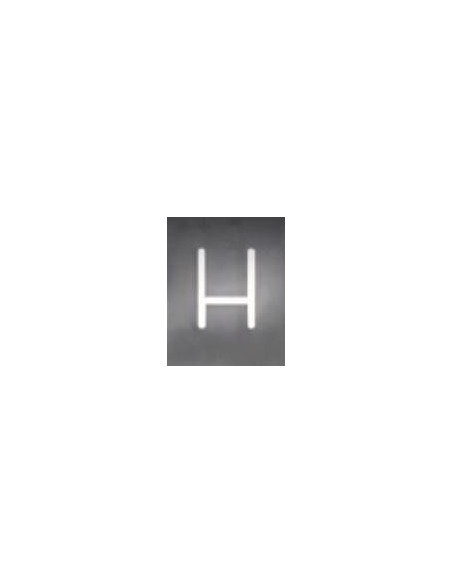 Artemide Alphabet Of Light Applique "H" uppercase