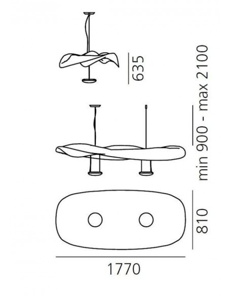 Artemide Cosmic Angel Lampe à Suspension