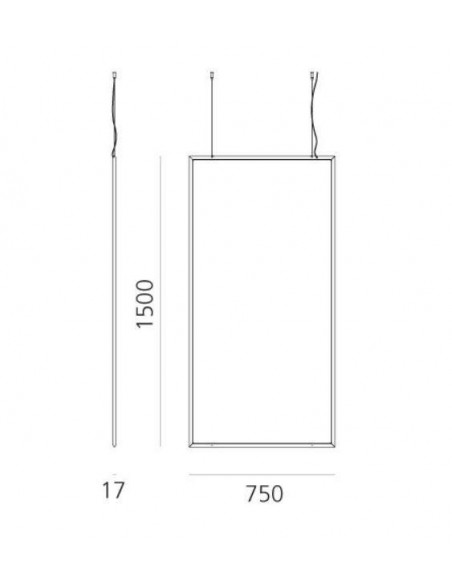 Artemide Discovery Space Rectangular Lampe à Suspension