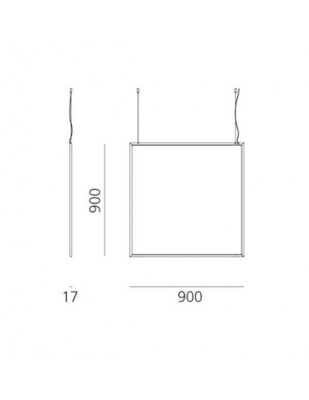 Artemide Discovery Space SQUARE Lampe à Suspension