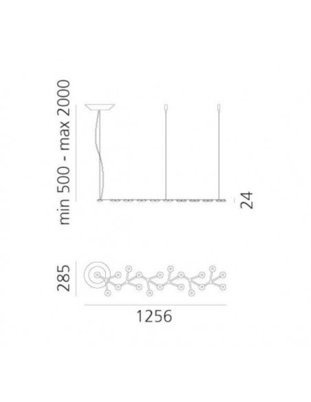 Artemide Led Net Line 125 Lampe à Suspension